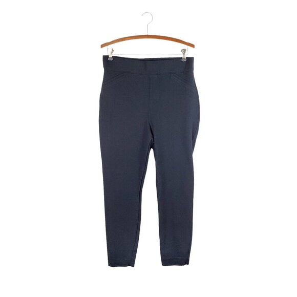 Spanx Perfect Pant Ankle Backseam Skinny Black Faux Pockets Womens Size XL - Picture 1 of 10